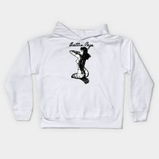 Bettie Page Pin Up Black White Kids Hoodie